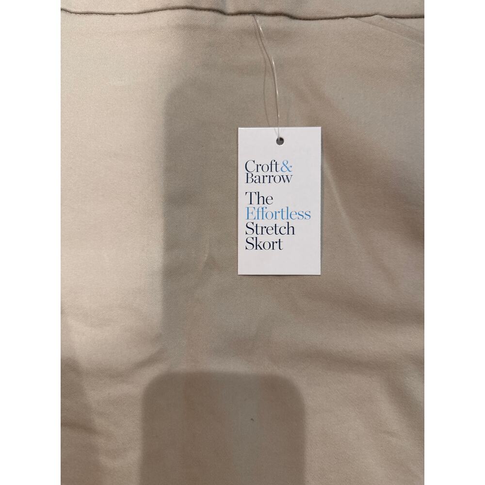 Croft & Barrow Mid Rise Khaki Skort Women's Size 8 Regular - Picture 4 of 12